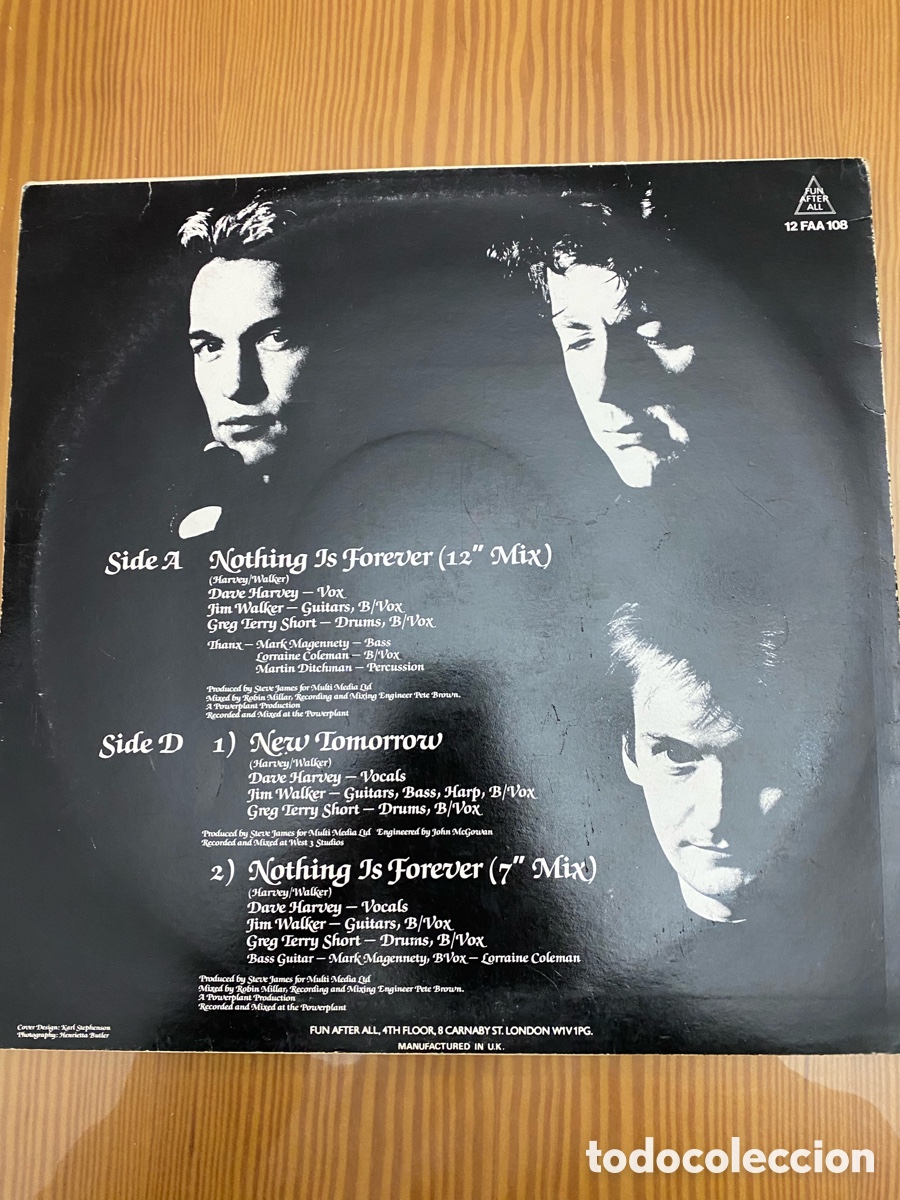 Discos de vinilo: Disco de Vinilo (Maxi) Cast of Thousands &ldquo;Nothing is Forever&rdquo; - Foto 2