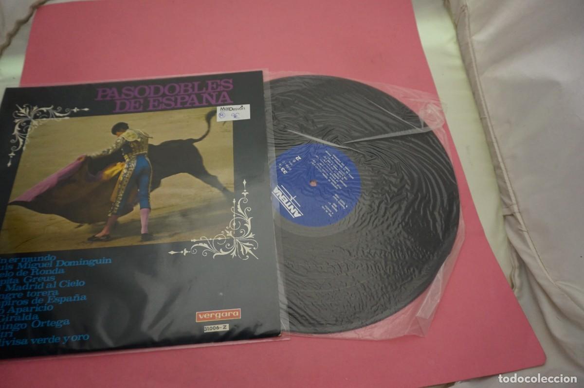 Discos de vinilo: LP - TOROS - PASODOBLES DE ESPA&Ntilde;A - DISCO COMO NUEVO - Foto 2