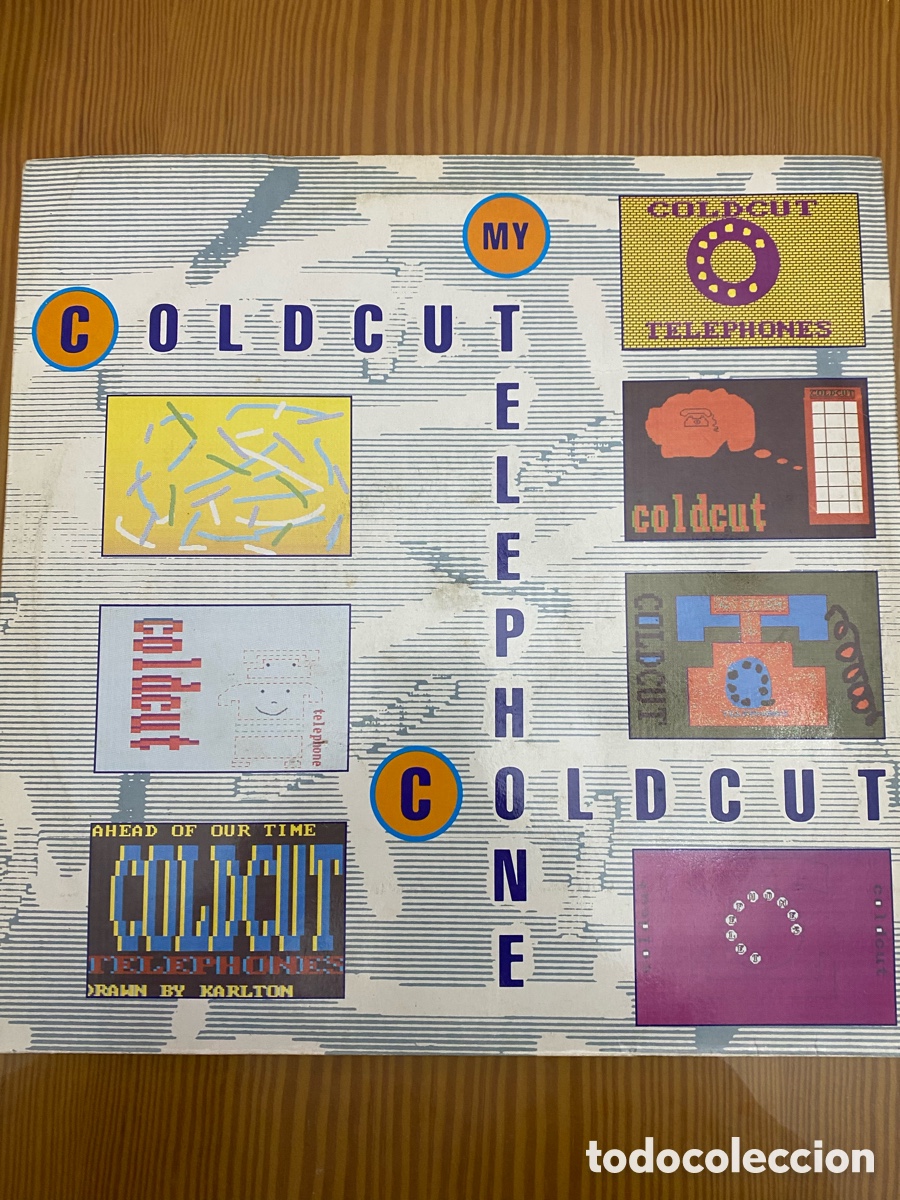 Discos de vinilo: Disco de Vinilo (Maxi) Coldcut &rdquo;My Telephone&rdquo; - Foto 1
