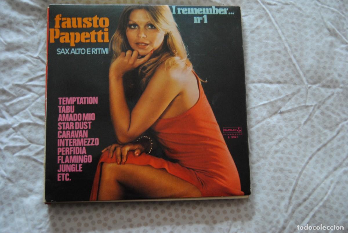Discos de vinilo: LP Fausto papetti. i remember n&ordm; 1. Durium 1978. nuevo - Foto 1