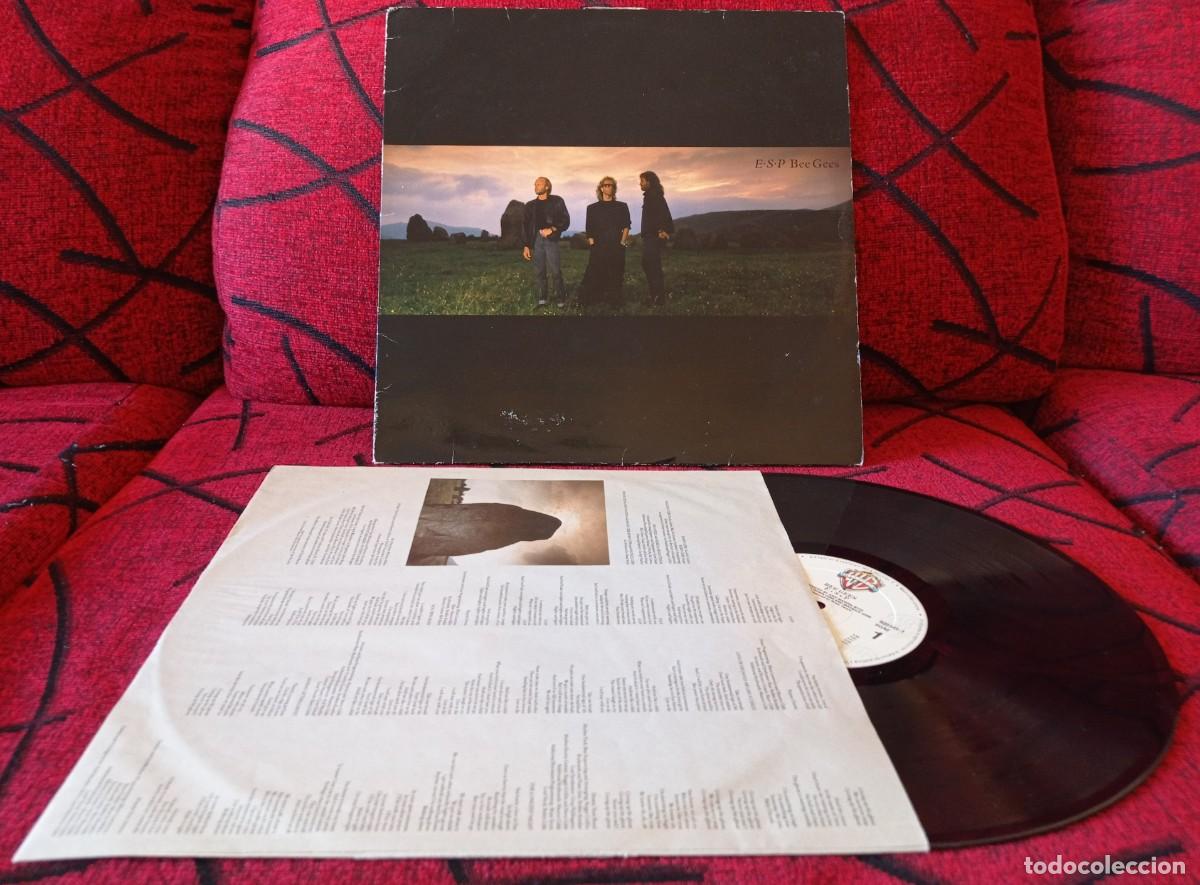 Discos de vinilo: BEE GEES ** E.S.P. ** VINILO LP ORIGINAL 1987 - Foto 1