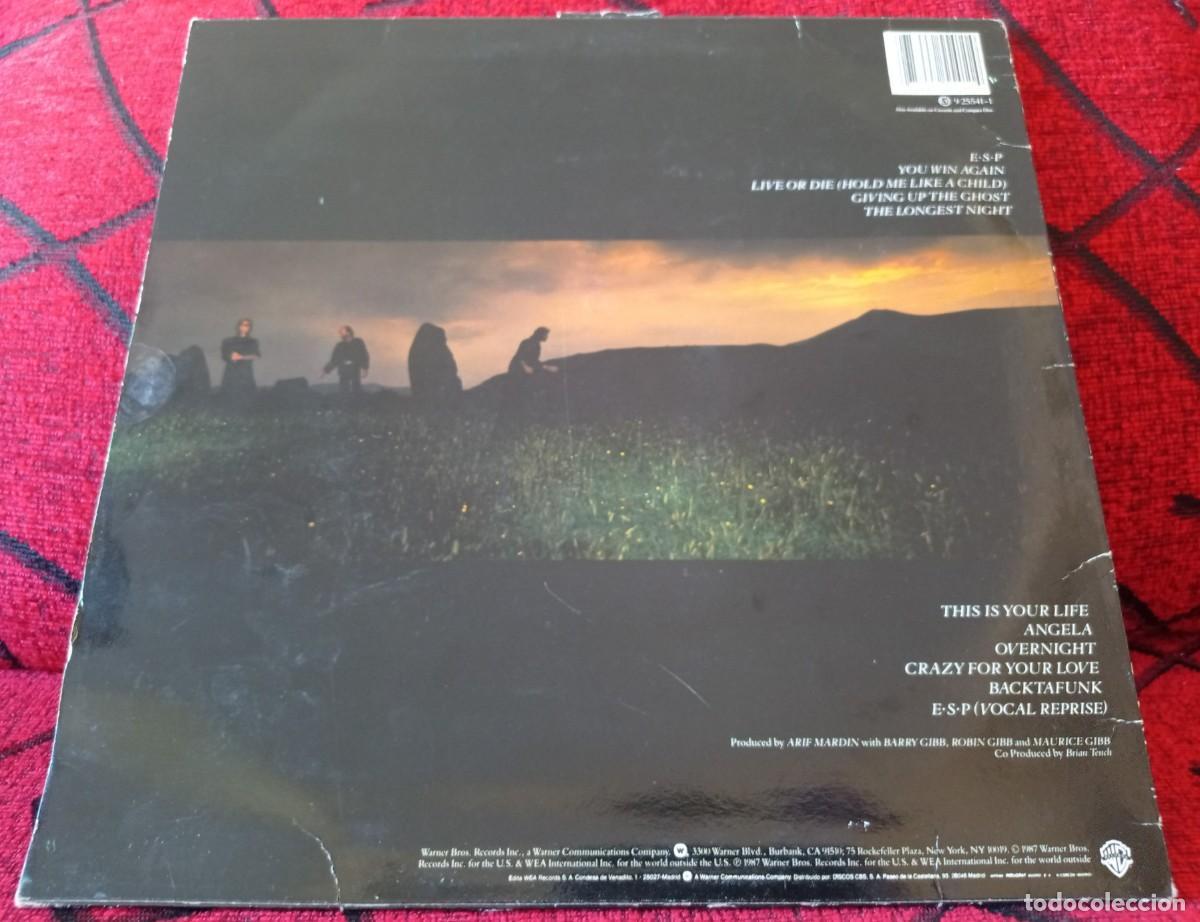 Discos de vinilo: BEE GEES ** E.S.P. ** VINILO LP ORIGINAL 1987 - Foto 2