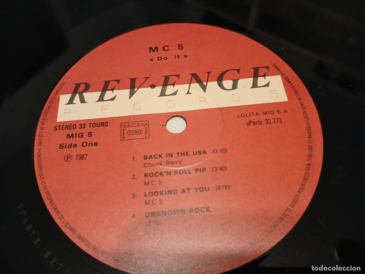 Discos de vinilo: MC5 &ndash; Do It- (1987) LP disco vinilo - Foto 2
