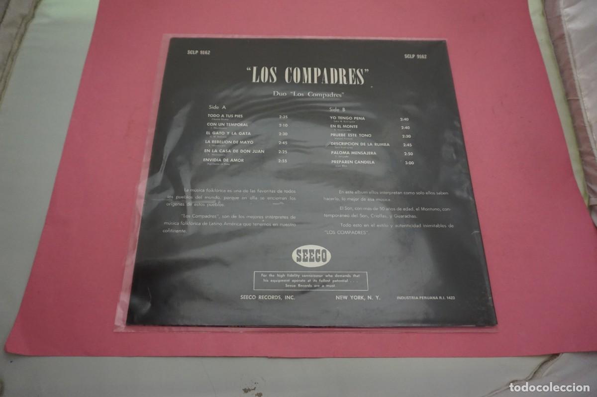 Discos de vinilo: LP - LOS COMPADRES - DUO LOS COMPADRES - DISCO EN ESTADO EXCELENTE - Foto 3