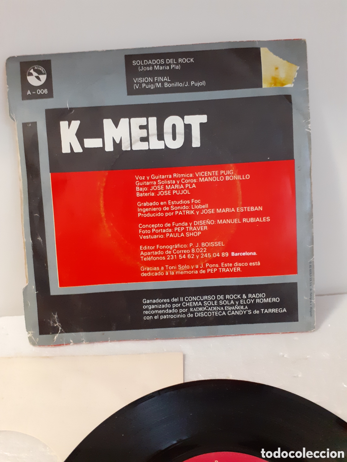 Discos de vinilo: DISCO K MELOT SOLDADOS DEL ROCK VISION FINAL - Foto 4