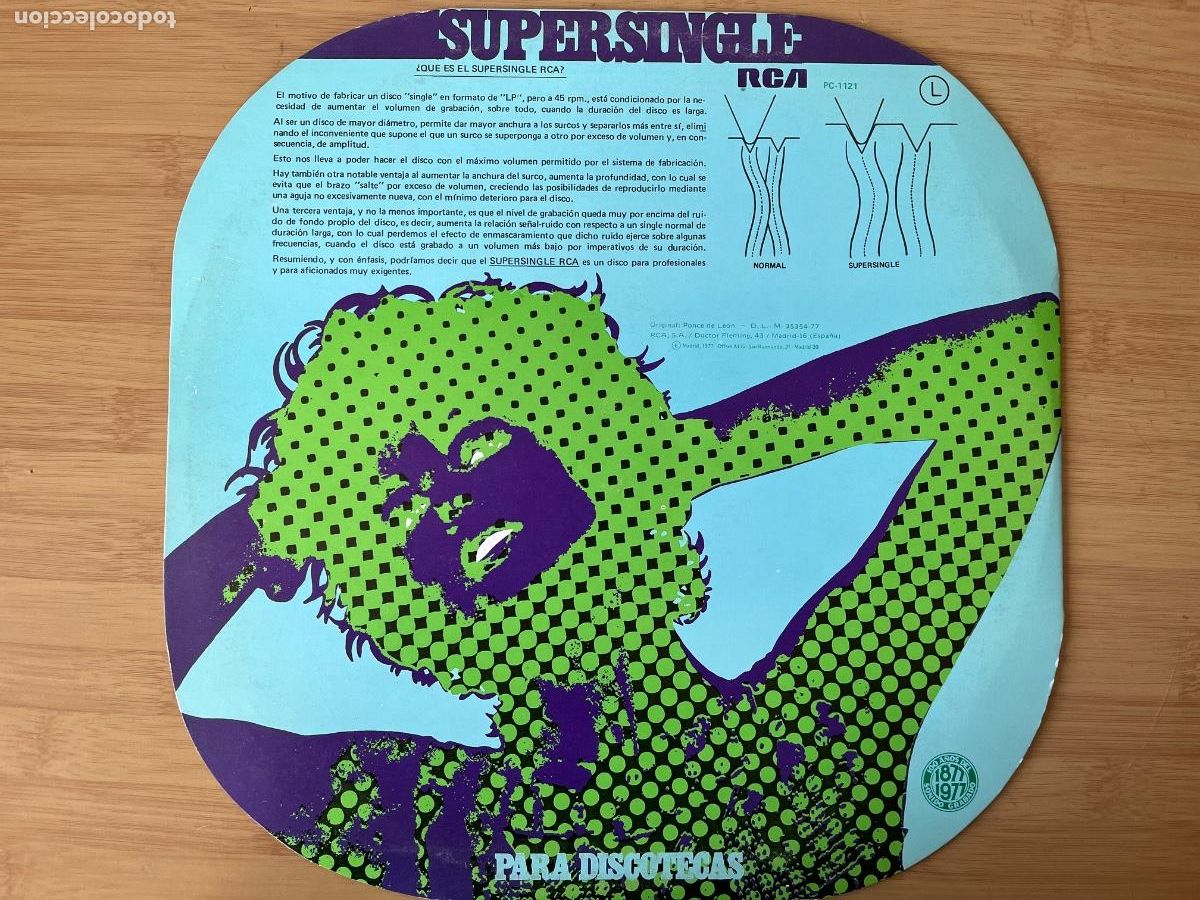 Discos de vinilo: DAVID BOWIE. Heroes. (vinilo maxi-single 1977) - Foto 2