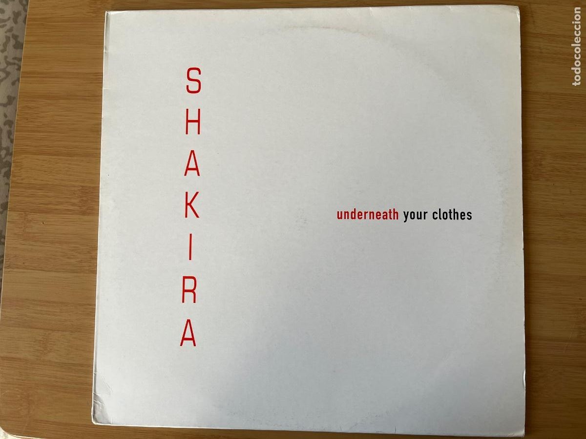 Discos de vinilo: SHAKIRA. Underneath your clothes (vinilo maxi-single 2002) - Foto 1