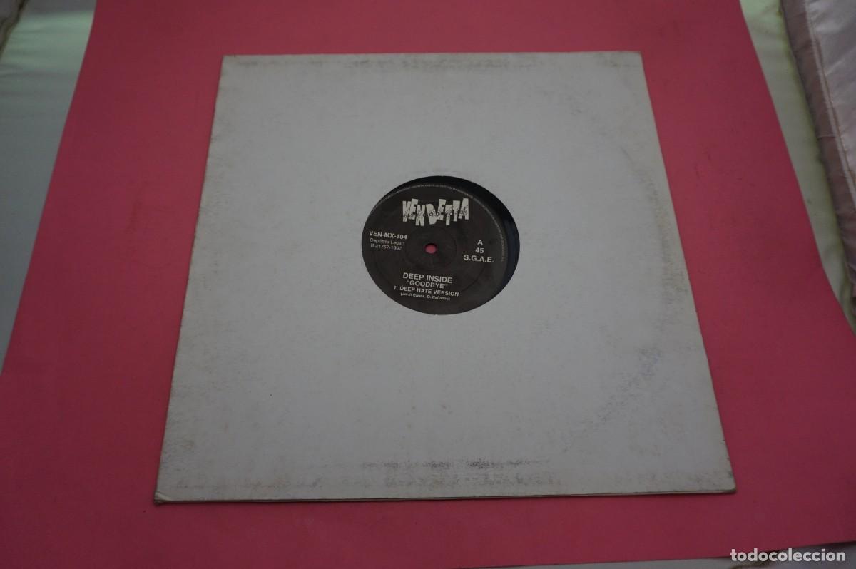 Discos de vinilo: MAXI SINGLE - DEEP INSIDE - GOODBYE - Foto 1