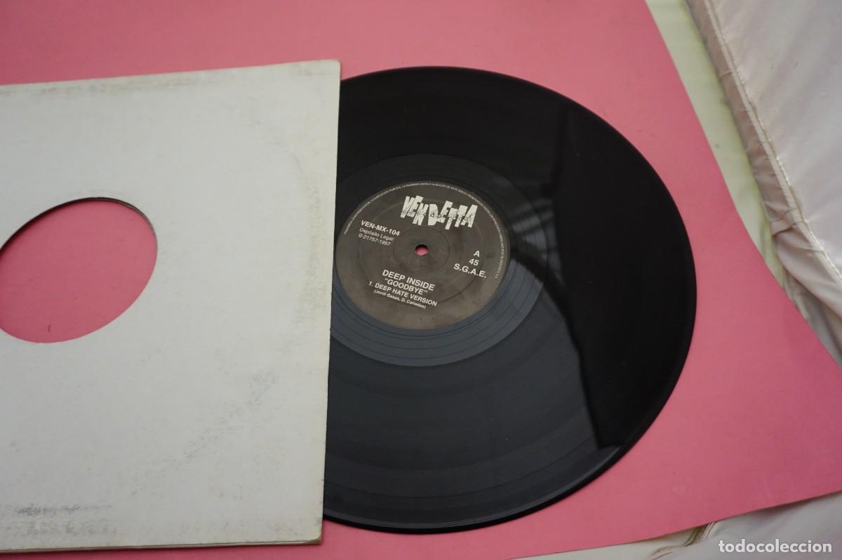 Discos de vinilo: MAXI SINGLE - DEEP INSIDE - GOODBYE - Foto 2