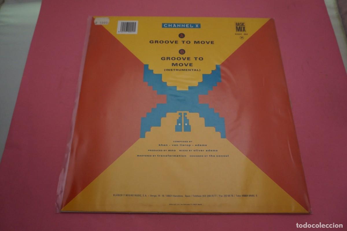 Discos de vinilo: MAXI SINGLE - CHANEL X - GROOVE TO MOVE - Foto 3