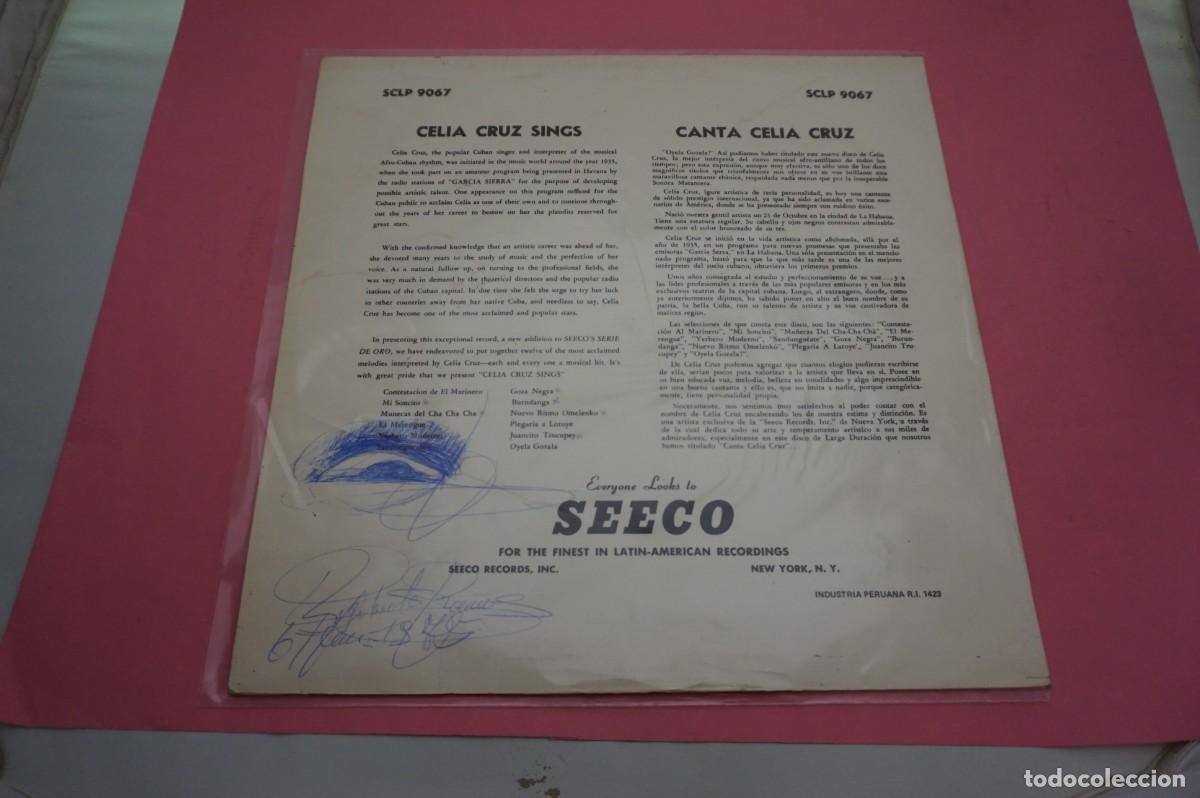 Discos de vinilo: LP - CELIA CRUZ CON LA SONORA MATANCERA - Foto 3