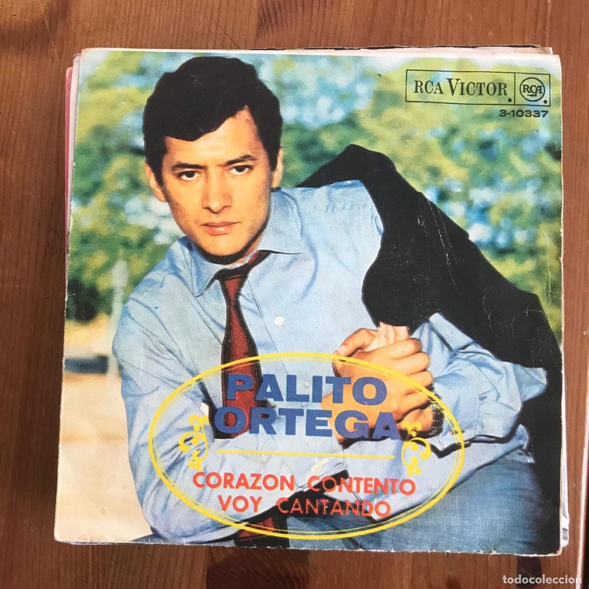 Discos de vinilo: PALITO ORTEGA - CORAZ&Oacute;N CONTENTO - SINGLE RCA SPAIN 1968 - Foto 1