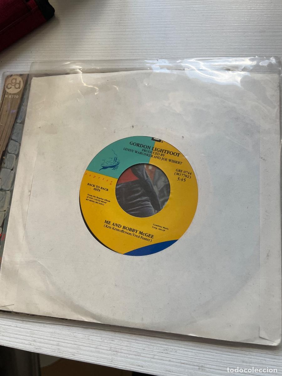 Discos de vinilo: Gordon lightfoot me and bobby mcgee vinilo - Foto 1