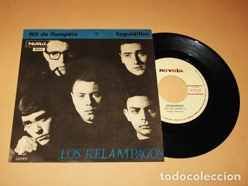 Discos de vinilo: LOS REL&Aacute;MPAGOS - NIT DE LLAMPECS - SINGLE - 1965 - EXCELENTE - Foto 1