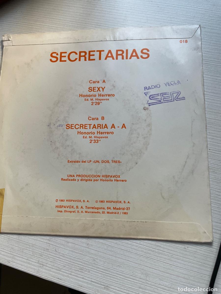 Discos de vinilo: Secretarias un dos tres vinilo - Foto 2