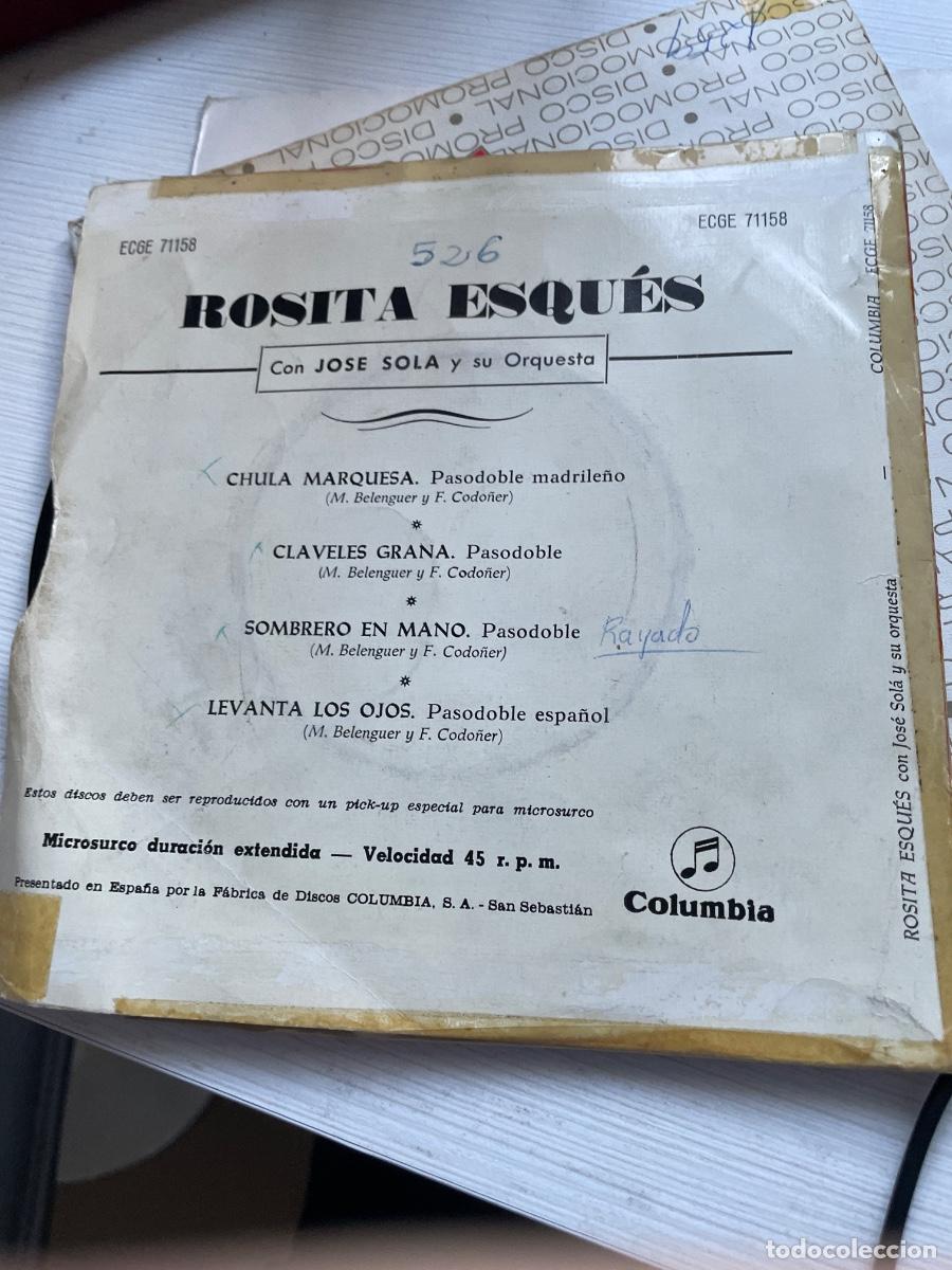 Discos de vinilo: Rosita esques Jos&eacute; sola - Foto 2
