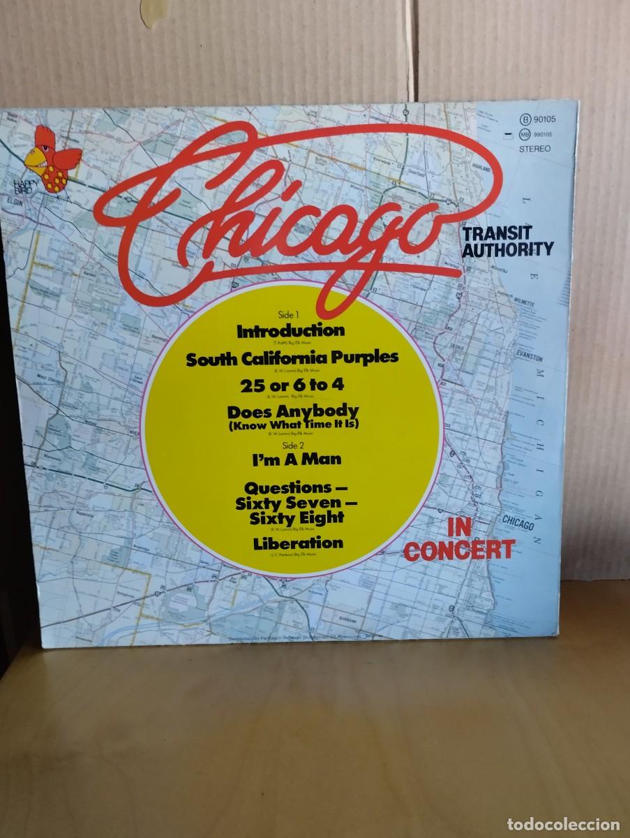 Discos de vinilo: CHICAGO TRANSIT AUTHORITY ----- LIVE IN CONCERT - Foto 2