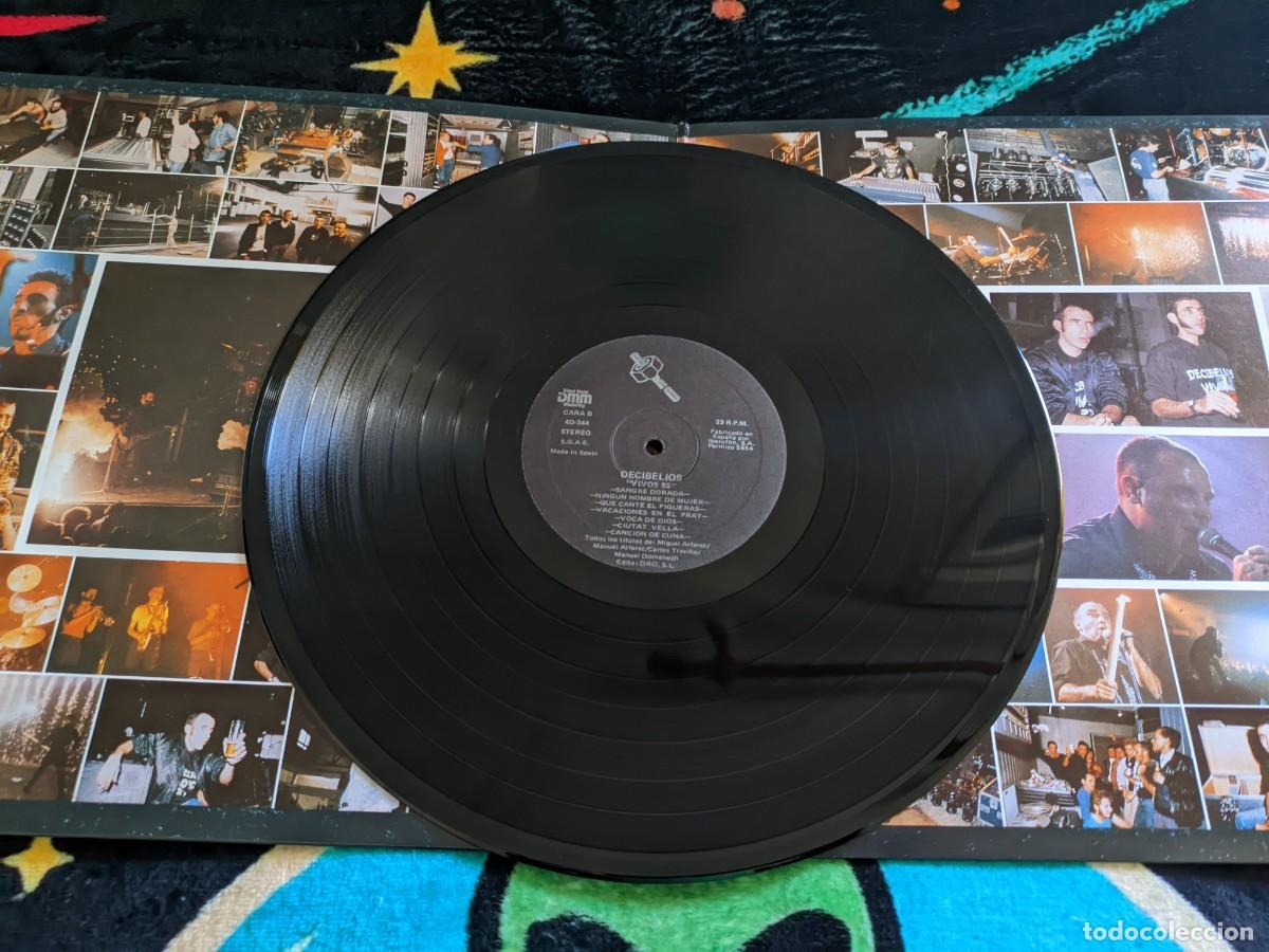 Discos de vinilo: // Decibelios &ndash; Vivos 88 - DRO 1987, gatefold - Foto 4