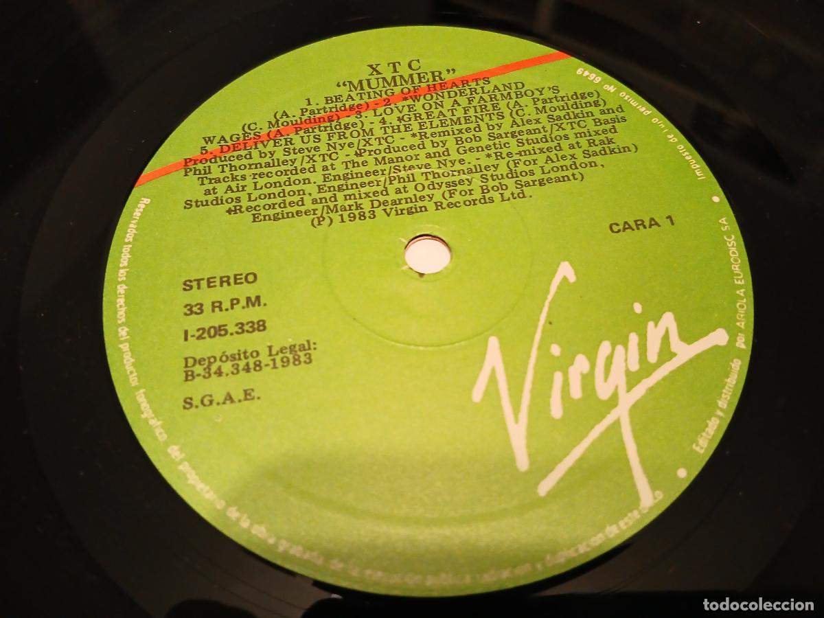 Discos de vinilo: XTC &ndash; Mummer- (1983) LP disco vinilo - Foto 3