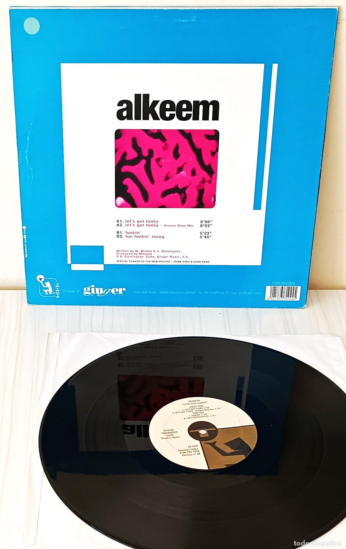 Discos de vinilo: ALKEEM - LET&acute;S GET FUNKY MAXI TRIBUTE - 1998 - Foto 2