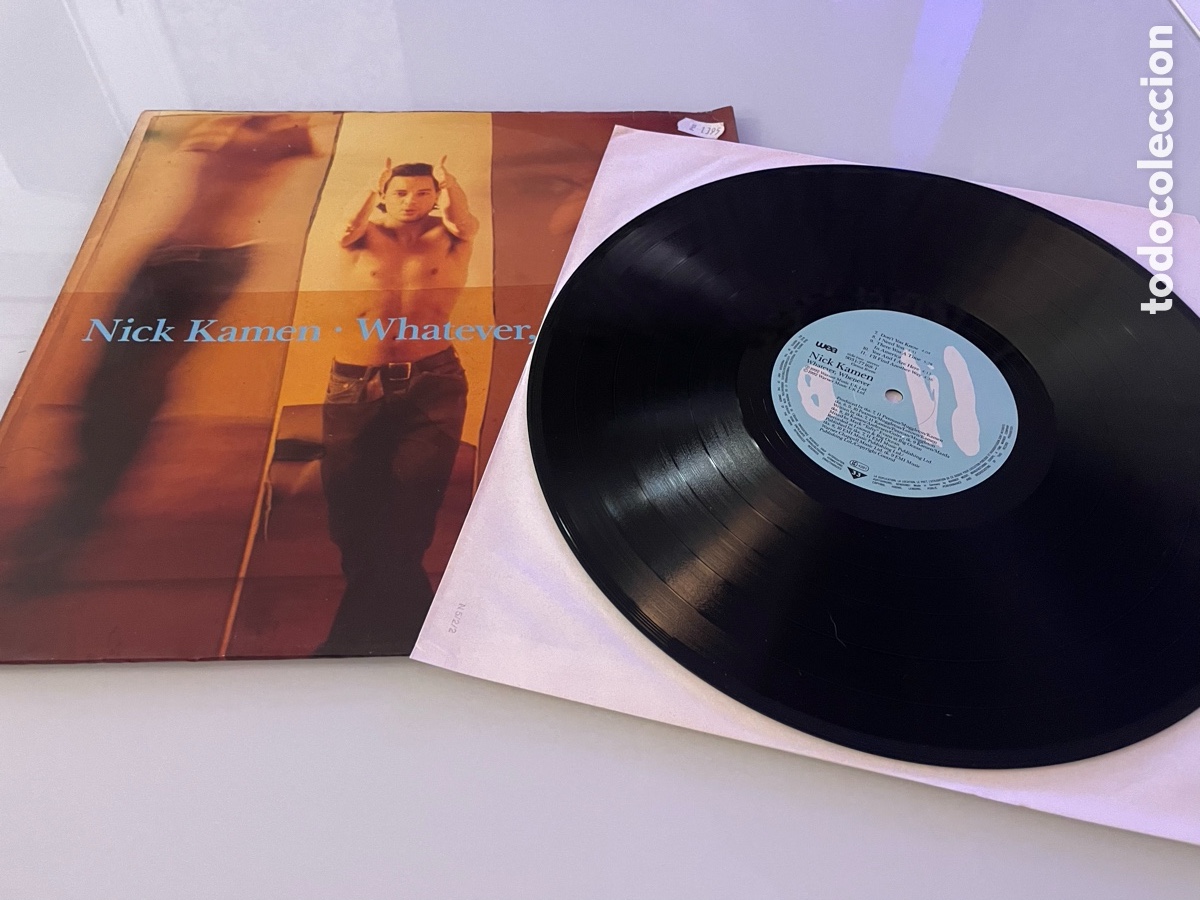 Discos de vinilo: Disco vinilo.- Nick Kamen: Whatever, whenever. WEA Germany 1992 - Foto 2