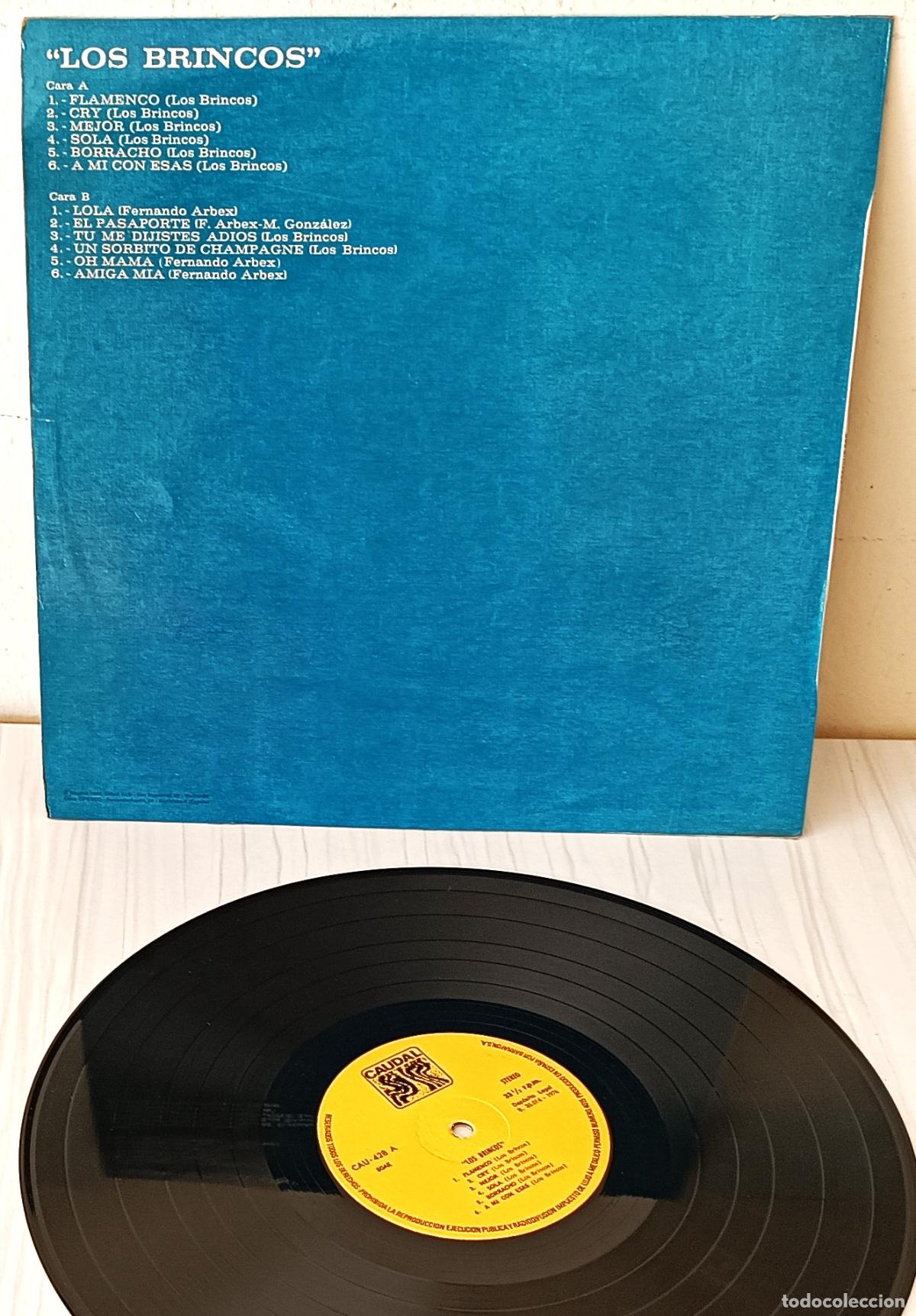 Discos de vinilo: LOS BRINCOS - CAUDAL - 1976 - Foto 2