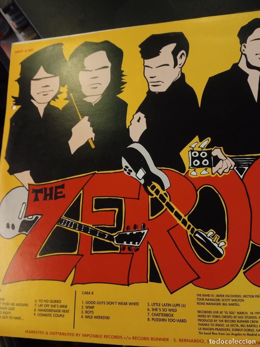 Discos de vinilo: THE ZEROS- OVER THE SUN. LP - Foto 2