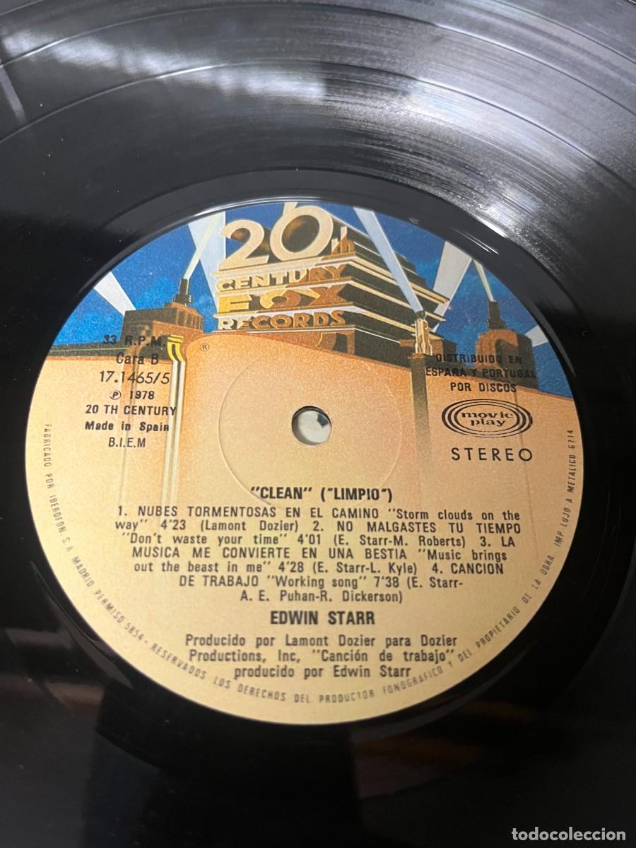 Discos de vinilo: Edwin Starr Clean album - Foto 4