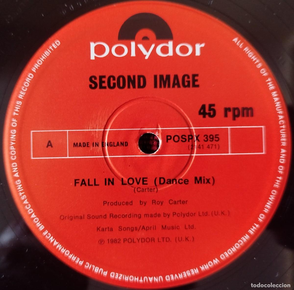 Discos de vinilo: SECOND IMAGE ** Fall In Love ** MAXI SINGLE VINILO 1982 UK - Foto 4