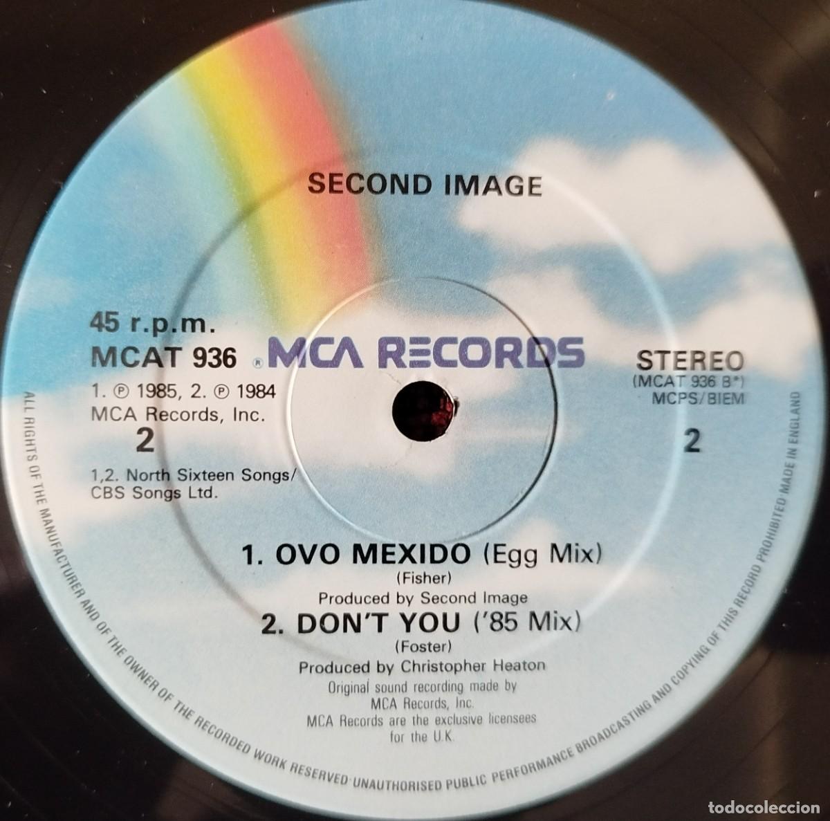 Discos de vinilo: SECOND IMAGE ** Starting Again ** MAXI SINGLE VINILO 1985 UK - Foto 4