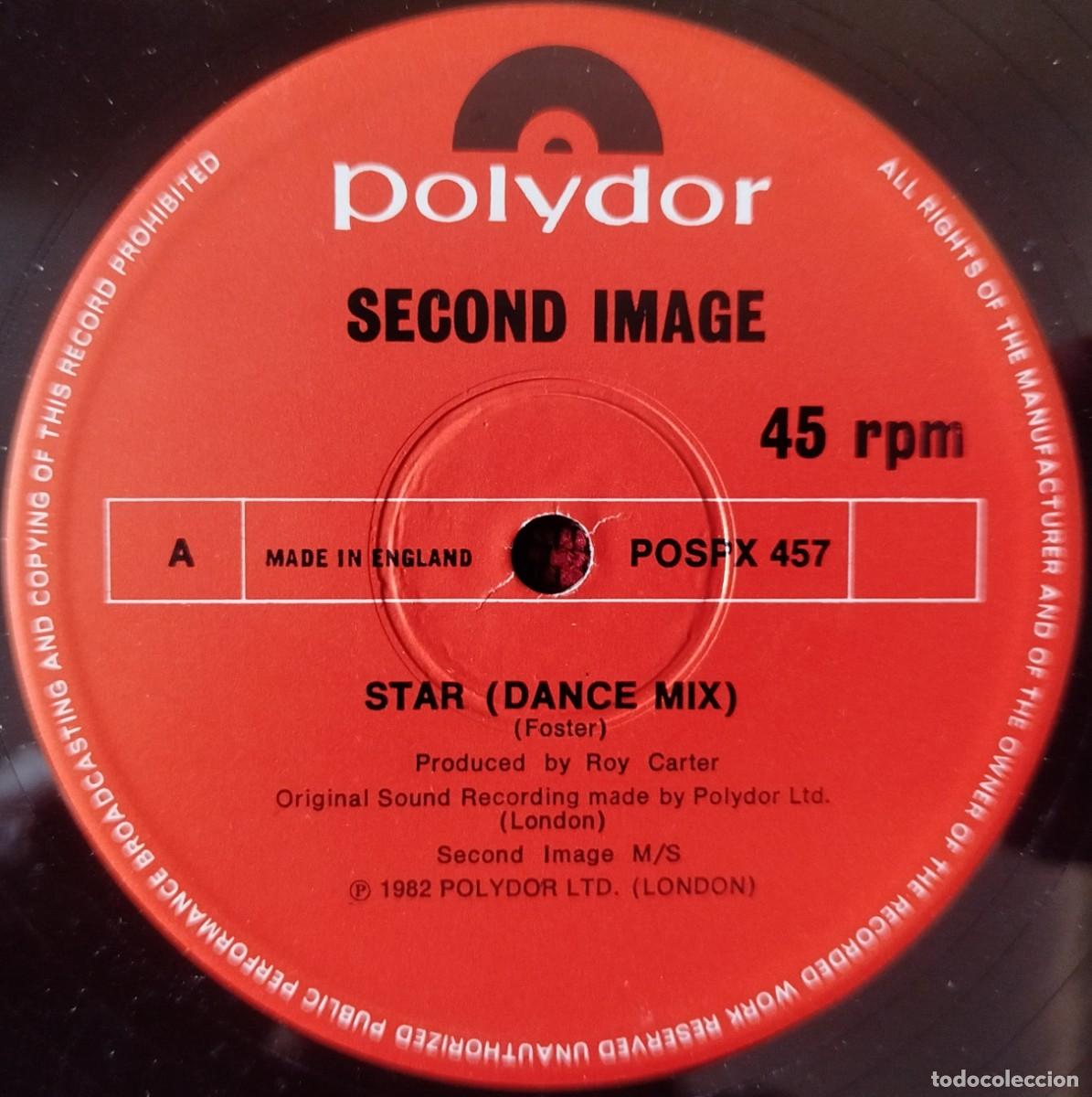 Discos de vinilo: SECOND IMAGE ** Star ** MAXI SINGLE VINILO 1982 UK - Foto 3