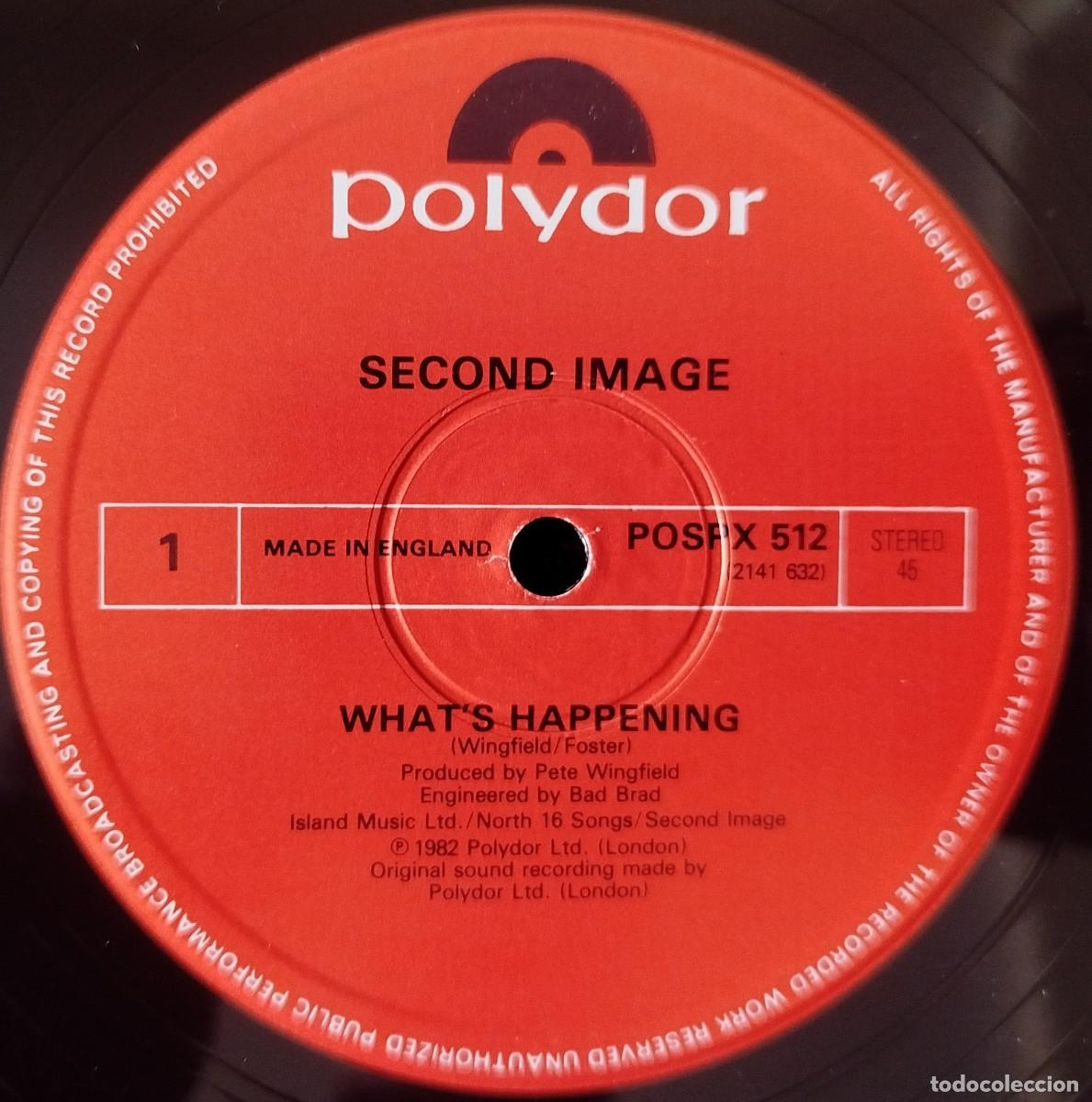 Discos de vinilo: SECOND IMAGE ** Whats Happening? ** MAXI SINGLE VINILO 1982 UK - Foto 3