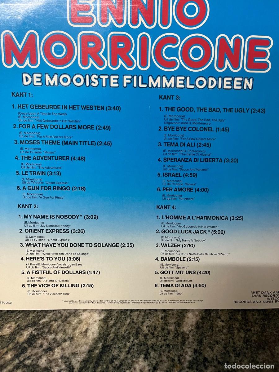 Discos de vinilo: Ennio Morricone Zijn Grootste Successen - Foto 4
