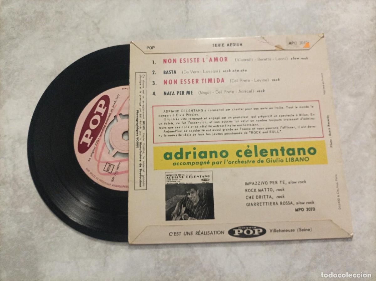 Discos de vinilo: Adriano Celentano ep original - Foto 2