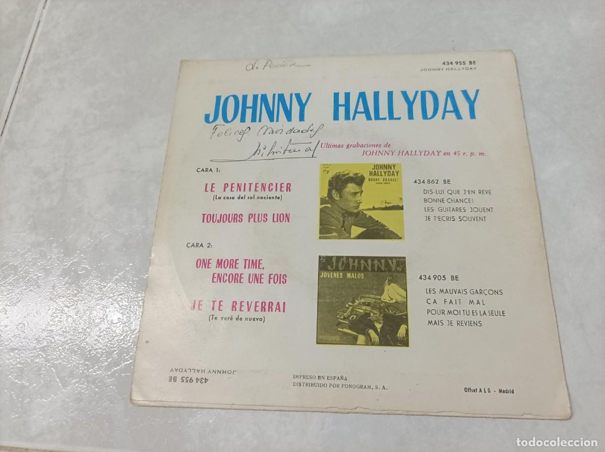 Discos de vinilo: Johnny Hallyday ep le penitencier - Foto 2