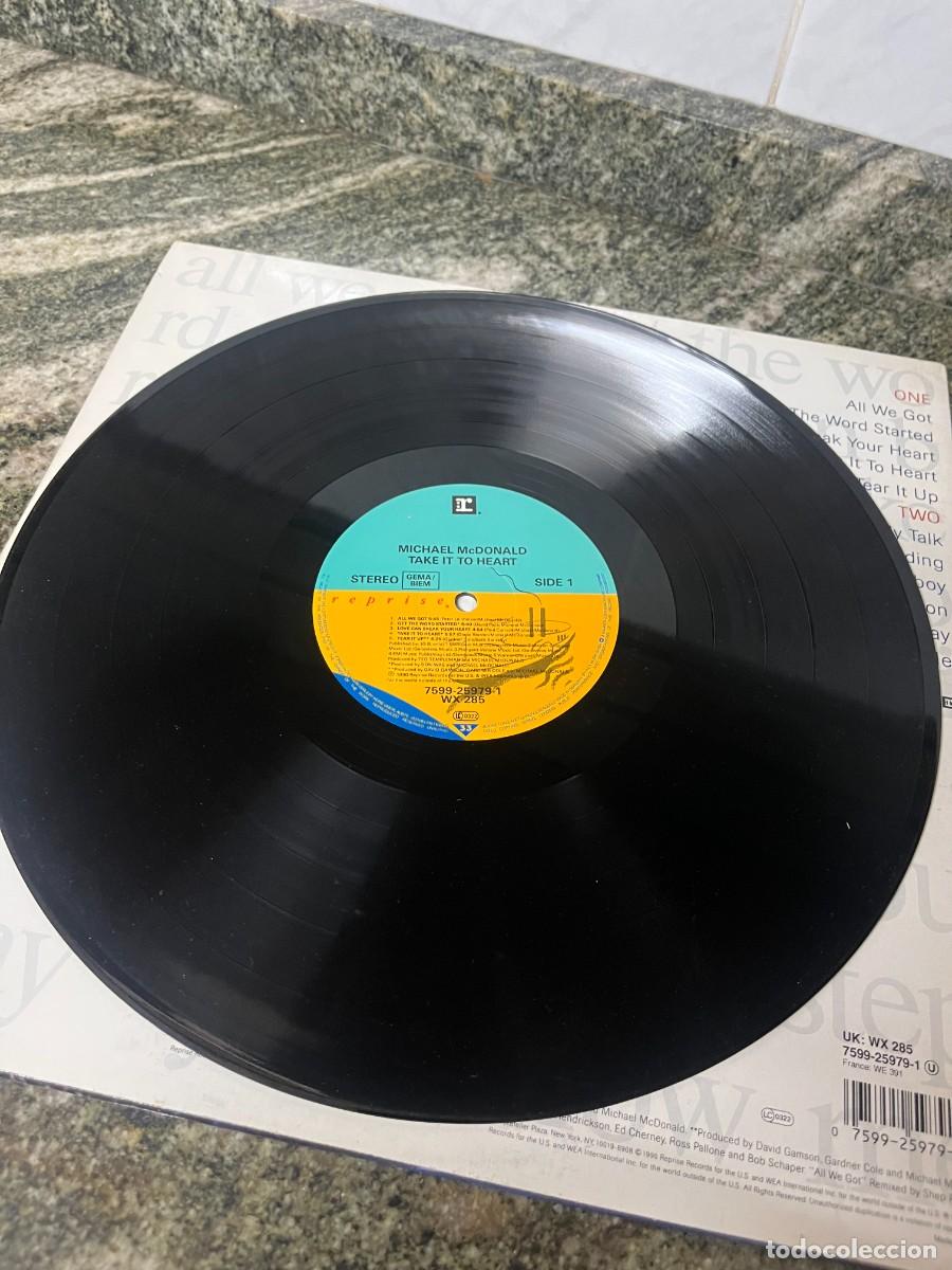 Discos de vinilo: Michael McDonald Take It To Heart - Foto 3
