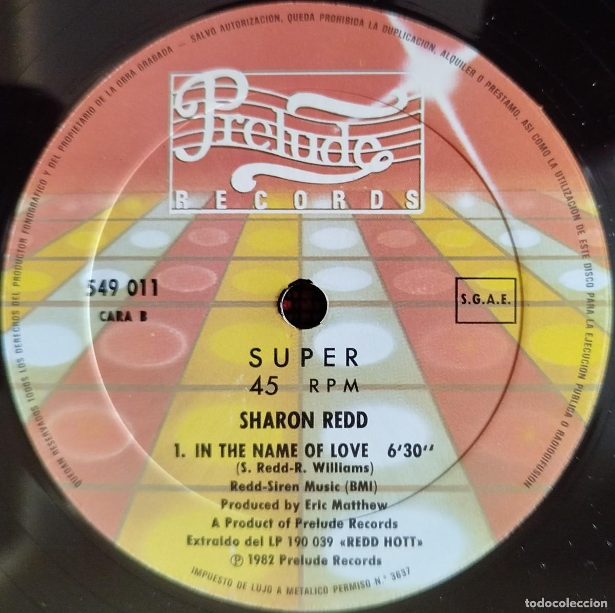 Discos de vinilo: SHARON REDD ** Never Give You Up ** MAXI SINGLE VINILO 1982 - Foto 4