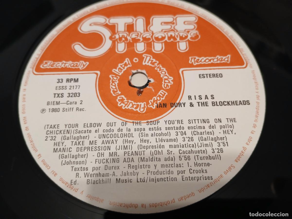 Discos de vinilo: Ian Dury & The Blockheads &ndash; Risas- (1980) LP disco vinilo - Foto 2