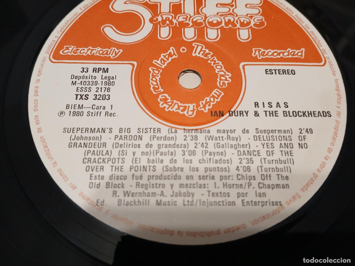 Discos de vinilo: Ian Dury & The Blockheads &ndash; Risas- (1980) LP disco vinilo - Foto 3