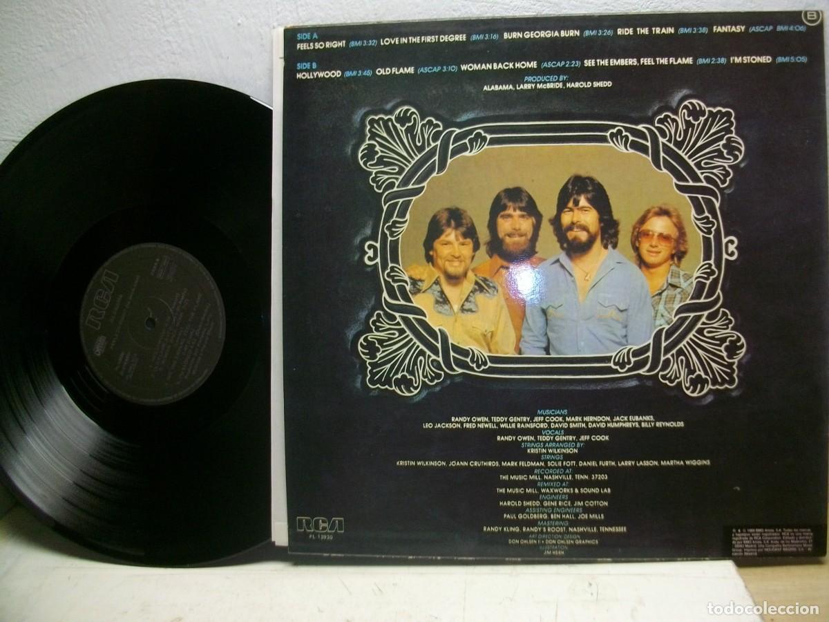 Discos de vinilo: ALABAMA - feels so right 1981 LP - Foto 2