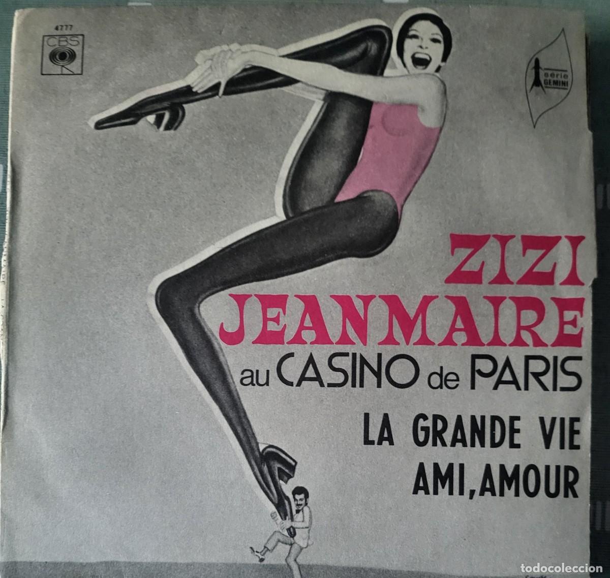Vinyl-Schallplatten: Zizi Jeanmaire single sello CBS editado en Francia....