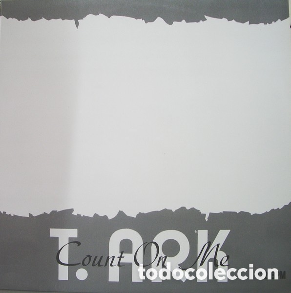 Discos de vinilo: T.Ark &mdash;&mdash;&mdash;&mdash;&mdash;- Count On Me - Foto 1