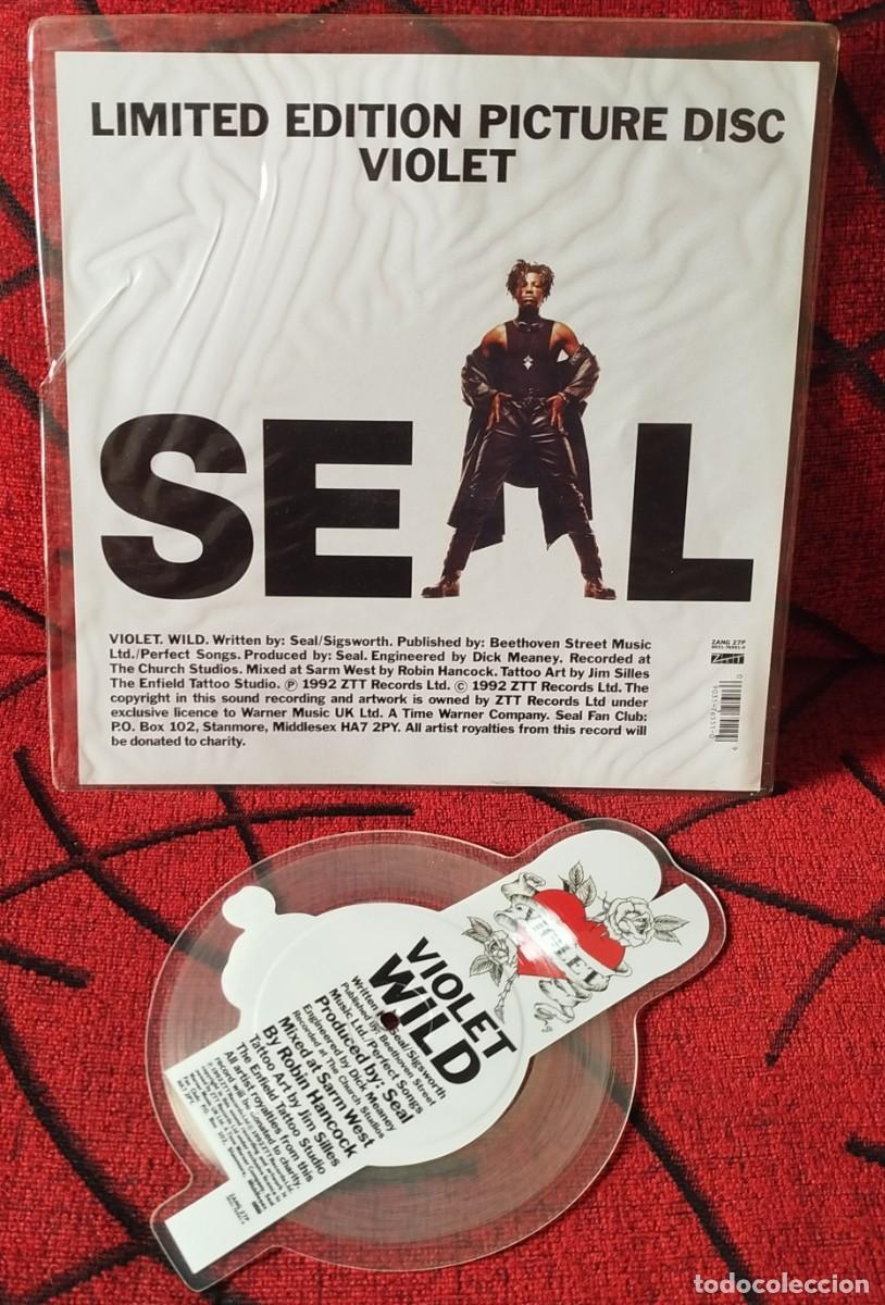 Discos de vinilo: SEAL ** Violet ** SINGLE VINILO EDICION LIMITADA 1991 UK - Foto 2