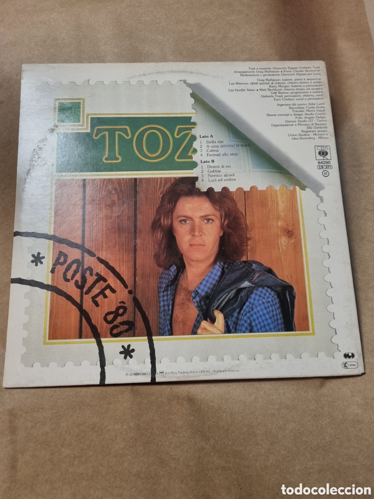 Discos de vinilo: VIN6800 tozzi VINILO SEGUNDAMANO - Foto 2