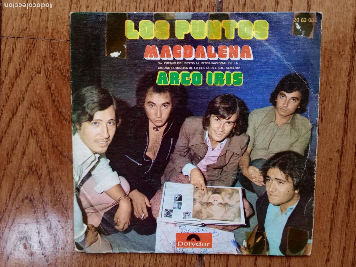 Discos de vinilo: Los Puntos - Magdalena + Arco iris - Foto 1