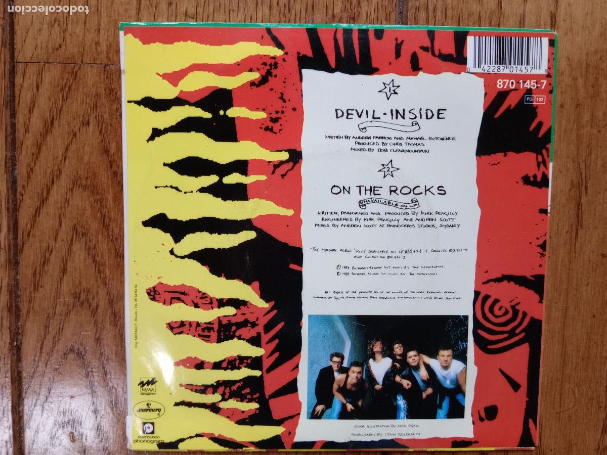 Discos de vinilo: Inxs - d&eacute;bil inside + on the rocks - Foto 2