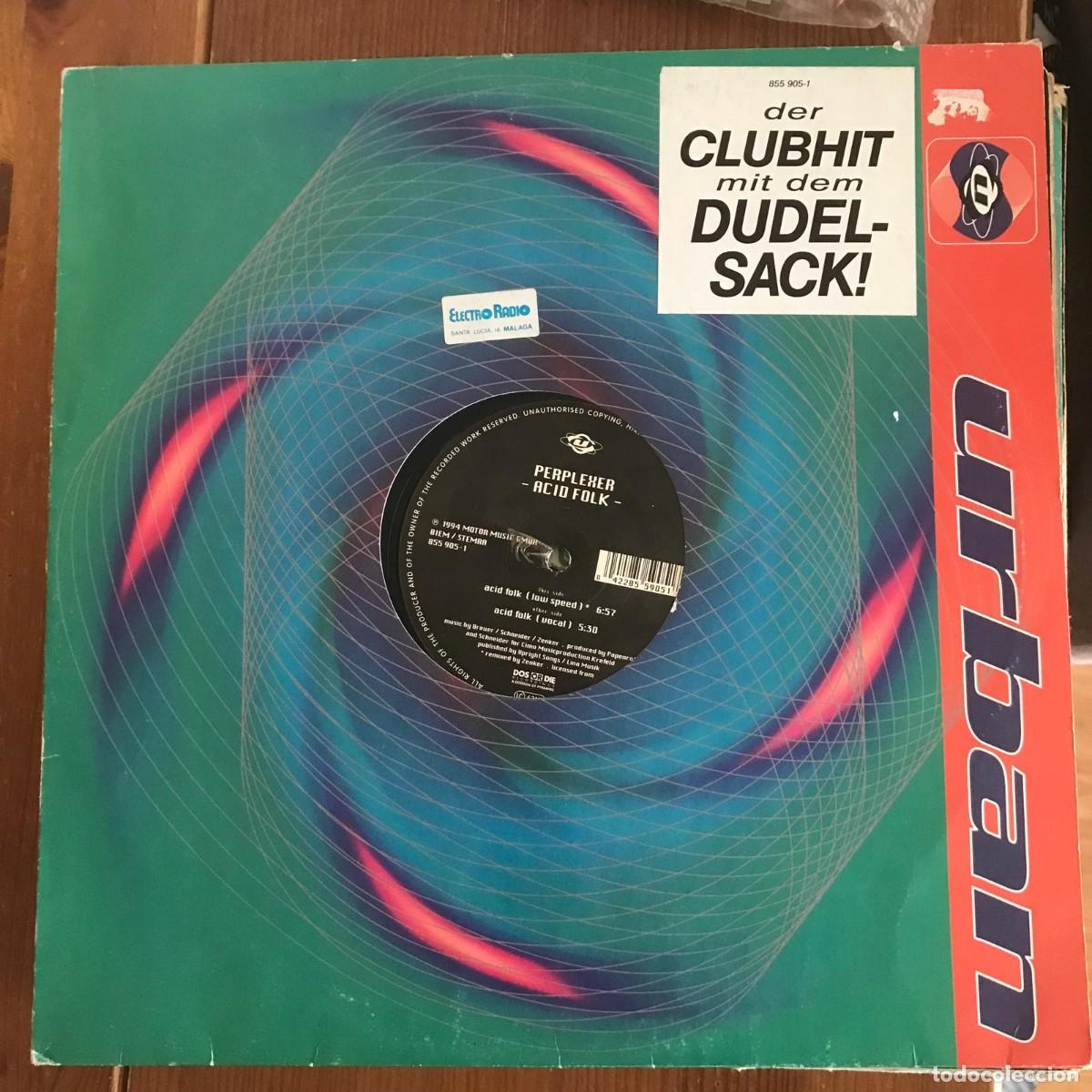 Discos de vinilo: PERPLEXER - ACID FOLK - 12&rdquo; MAXISINGLE URBAN 1994 - Foto 1