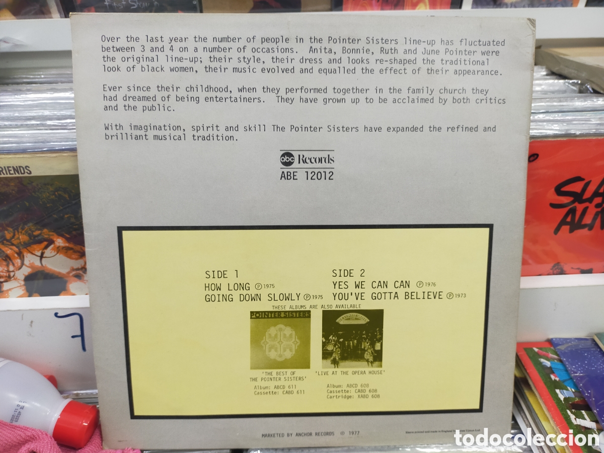 Discos de vinilo: Four tracks from the pointer sisters how long + 3 maxi u.k. 1977 - Foto 2