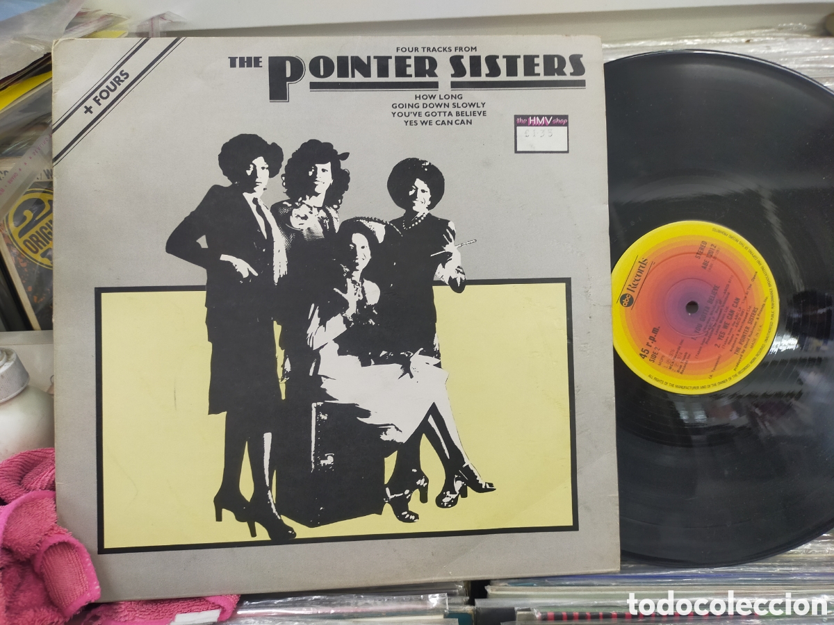 Discos de vinilo: Four tracks from the pointer sisters how long + 3 maxi u.k. 1977 - Foto 1