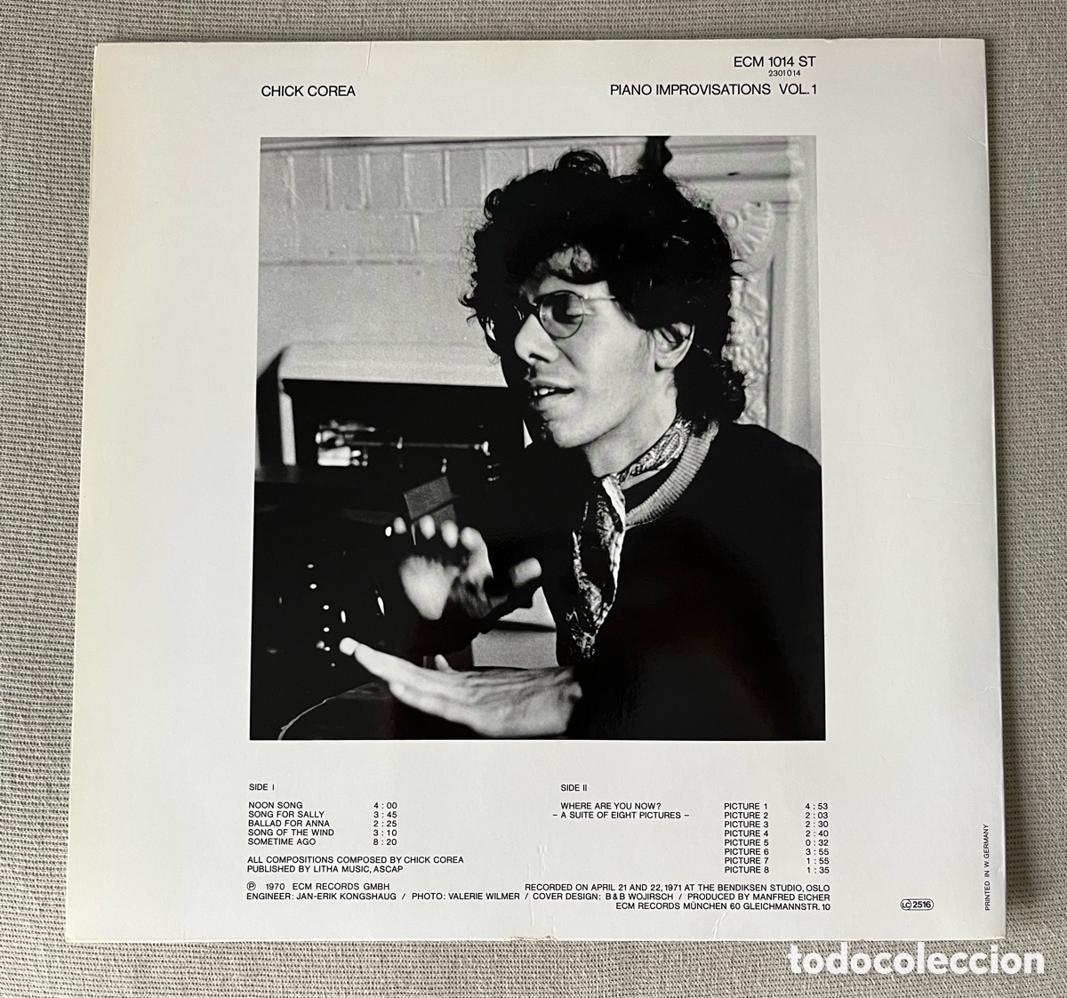 Discos de vinilo: Vinilo Jazz Chick Corea - Jazz Improvisations - Foto 2